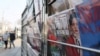 FILE - Chinese actress Zheng Shuang is seen on a cover of a fashion magazine at a newsstand in Beijing, China, January 20, 2021.