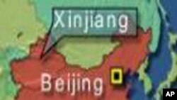 Xinjiang, China Map