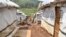 Makeshift shelters are seen at an unofficial camp for internally displaced people, who are victims of ethnic violence in Iga Barriere, Ituri province, in the eastern Democratic Republic of Congo, June 24, 2019.