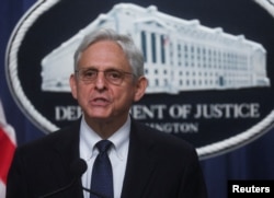 U.S. Attorney General Merrick Garland speaks about the FBI's search warrant served at the home of former President Donald Trump in Washington August 11, 2022. (REUTERS/Leah Millis)