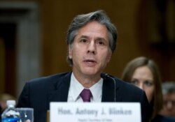 El subsecretario de Estado Antony Blinken testifica en el Capitolio ante el Comité de Relaciones Exteriores del Senado durante una audiencia sobre Siria, el jueves 29 de septiembre de 2016, en Washington. [Foto: AP]