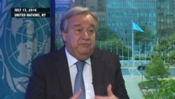 VOA Talks to Antonio Guterres on His Vision for Role of U.N. Secretary-General