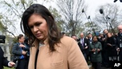 La secretaria de prensa de la Casa Blanca, Sarah Sanders (foto de archivo), dijo que el presidente Donald Trump espera que el Congreso trabaje con él en una reforma integral de inmigración.