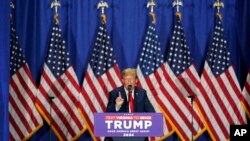 FILE - Republican presidential candidate former President Donald Trump speaks at a campaign rally in Richmond, Virginia, March 2, 2024.