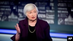 Antiga presidente do banco central, Janet Yellen 