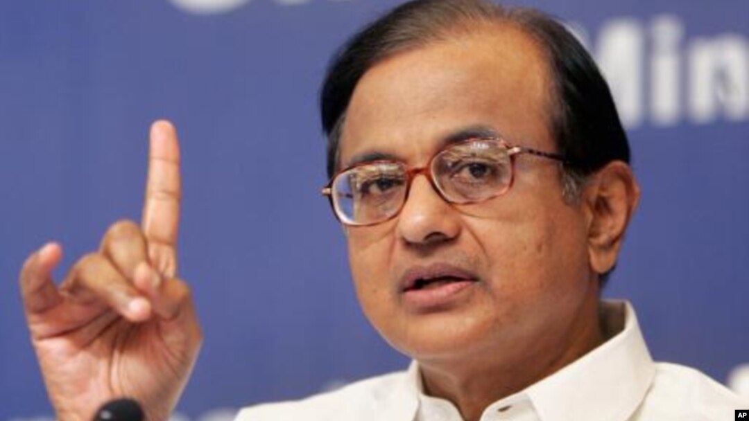 Menteri Keuangan India, P. Chidambaram berupaya menenangkan kekhawatiran terhadap perekonomian India yang melambat (foto: dok). 