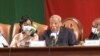 Cameroon Senate president Marcel Niat Njifenji, 87, is seen in Yaounde, March 17, 2021. (Moki Edwin Kindzeka/VOA) 