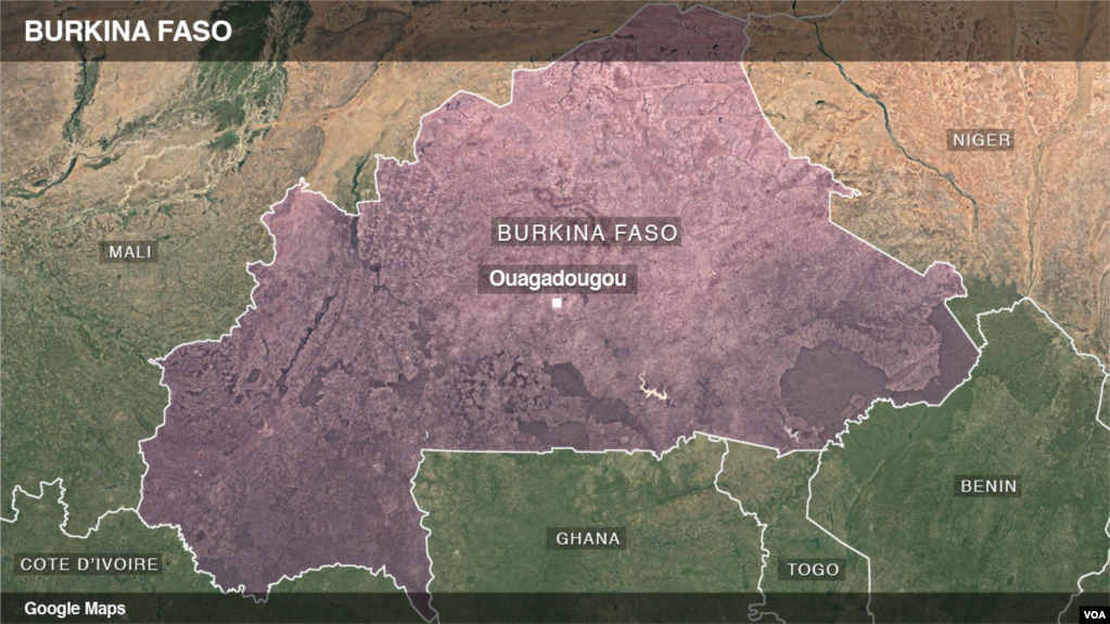 Map of Burkina Faso