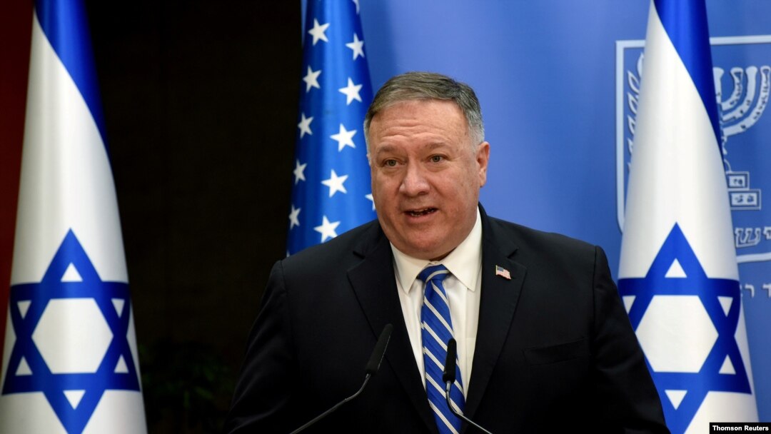 Menteri Luar Negeri AS Pompeo bertemu dengan Perdana Menteri Israel Netanyahu di Yerusalem. (Foto: Reuters)