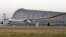 The Solar Impulse plane takes off on a multi-city trip across the United States from Moffett Field NASA Ames Research Center in Mountain View, California , May 3, 2013. 