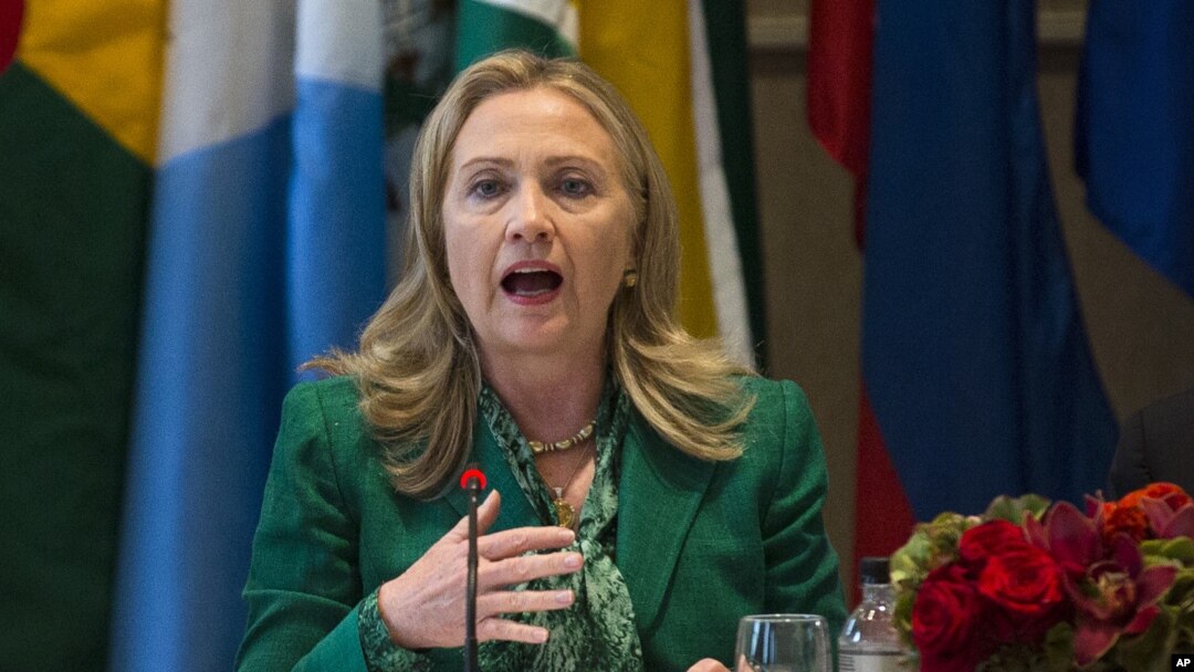 Menteri Luar Negeri AS, Hillary Clinton akan menjadi tuan rumah pertemuan Sahabat Suriah di New York (28/9), hari ini. (Foto: dok).
