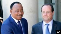 Shugaban Nijer Mahamadou Issoufou da Shugaban Faransa Francois Hollande 