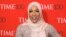 Athlete Ibtihaj Muhammad arrives for the Time 100 Gala in the Manhattan borough of New York, New York, April 25, 2017. 