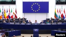 Пленарна сесіч Європейського парламенту в Страсбурзі, Франція, 17 липня 2024. REUTERS/Johanna Geron