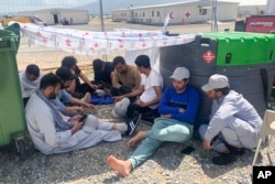 پناهندگان افغانستانی در اردوگاهی در کوزوو - آرشیو