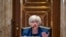 Secretary of Treasury Janet Yellen testifies during a Senate Appropriations Subcommittee hearing to examine the FY 2022 budget request for the Department of the Treasury, June 23, 2021, on Capitol Hill, in Washington.