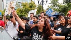Protesti protivnika Donalda Trampa u San Dijegu