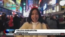 Laporan VOA untuk Kompas TV: Malam Pergantian Tahun Baru di Times Square