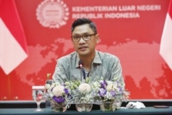 Daniel Tumpal Simanjuntak, director for Africa in the Indonesian Foreign Ministry, said details of trials of vaccines from South Korea are still under discussion. (Courtesy Indonesian Foreign Minister)