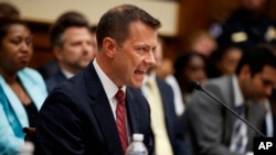 FBI Deputy Assistant Director Peter Strzok testifies before the House Committees on the Judiciary and Oversight and Government Reform during a hearing on "Oversight of FBI and DOJ Actions Surrounding the 2016 Election," on Capitol Hill, July 12, 2018.