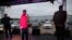 FILE - The Jersey Boys perform during a drive-in concert, following the coronavirus disease (COVID-19) outbreak, in Preston, Britain, June 26, 2020.