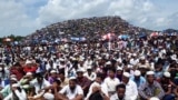 Rohingya refugees gather to mark the second anniversary of the exodus at the Kutupalong camp in Cox’s Bazar, Bangladesh, August 25, 2019. REUTERS/Rafiqur Rahman