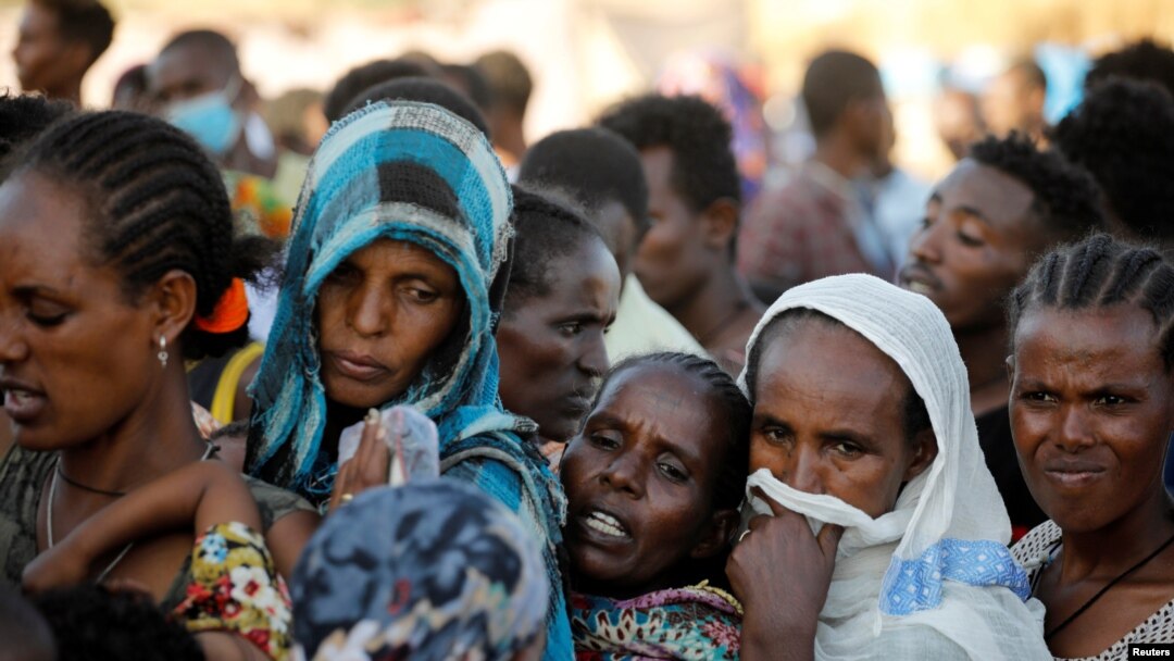 Impunzi z'abanyetiyopiya bahungiye mu kambi muri Sudani batondeye ibifungurwa, kw'itariki ya 29/11/2020