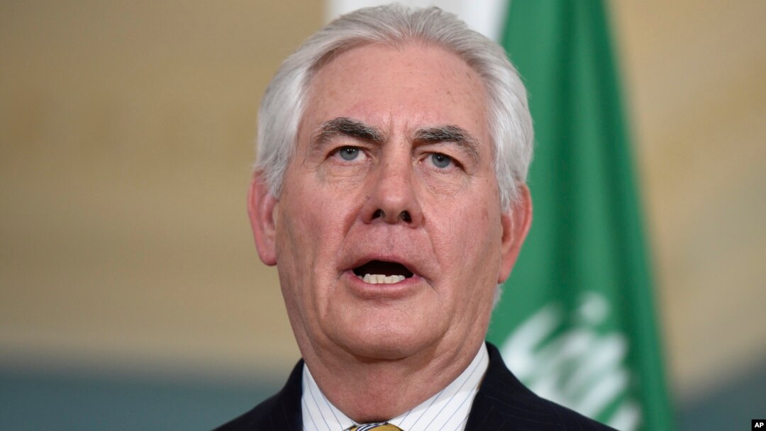 Menlu AS Rex Tillerson (foto: dok).