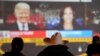 Guests watch returns during an election watch party at La Union Del Pueblo Entero, LUPE, in San Juan, Texas, Nov. 5, 2024.