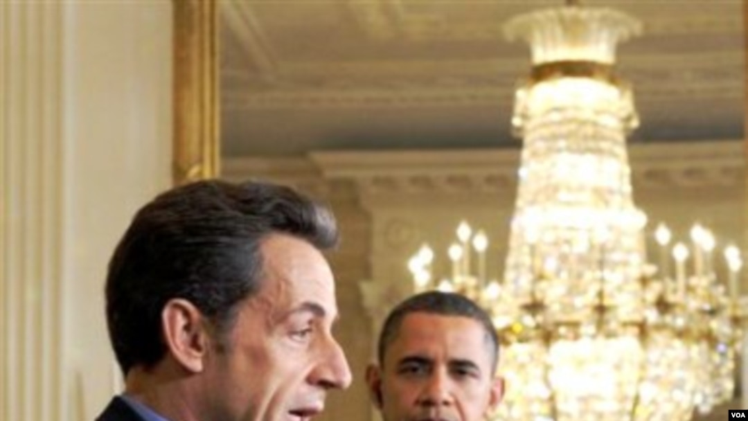Presiden Obama menantikan kerjasama dengan Presiden Nicolas Sarkozy (foto: dok) untuk memulihkan perekonomian global