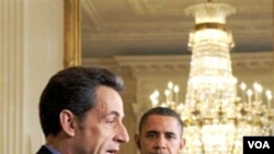 Presiden Obama menantikan kerjasama dengan Presiden Nicolas Sarkozy (foto: dok) untuk memulihkan perekonomian global