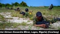 미 아프리카사령부 특수작전부대가 나이지리아에서 파트너들과 함께 훈련을 실시하고 있다. (2022년 4월 28일)