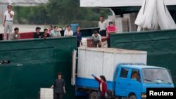 북한 경제특구 라선 시의 항구 (자료사진)