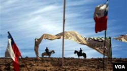 El desierto de Atacama, en el norte de Chile, es un área de fuerte actividad minera para la extracción de cobre.