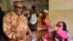 Azali Assoumani, président des Comores, à un bureau de vote, à Mitsoudje, près de Moroni, Comores, le 30 juillet 2018.