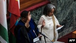 Sahle-Work Zewde prête serment devant le Parlement à Addis-Abeba le 25 octobre 2018. 