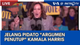 Laporan VOA untuk Metro TV: Jelang Pidato "Argumen Penutup" Kamala Harris