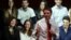 Italian Prime Minister Matteo Renzi talks during a demonstration to support the "Yes" option in the December 4 constitutional referendum, in Rome, Nov. 26, 2016.