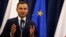 Poland's President Andrzej Duda speaks at the Presidential Palace in Warsaw, Poland, Dec. 28, 2015. 