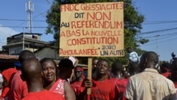 Des membres de l'opposition interpellés lors d'une manifestation