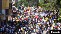 Multitudinarias marchas colmaron las calles de las ciudades colombianas durante los últimos cinco días. [Foto: Cortesía Alcaldía de Cali]