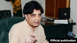 Mendagri Pakistan, Chaudry Nisar Ali Khan (foto: dok).