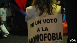 La Federación Argentina de Lesbianas, Gays, Bisexuales y Trans pide que los argentinos manden cartas de apoyo a los diputados.