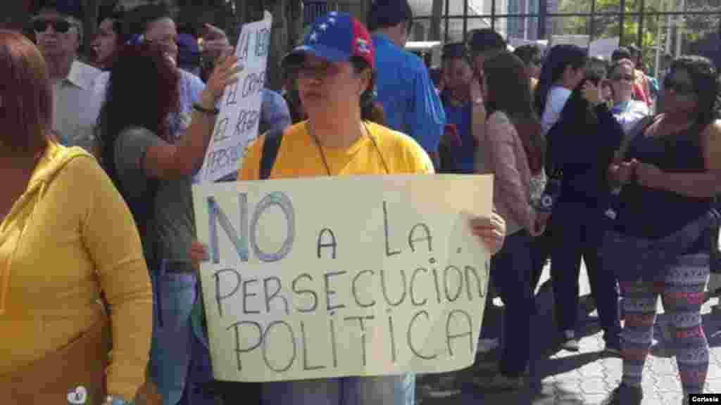 Protesta en la Ciudad de Caracas por la liberación del alcalde, Antonio Ledezma.