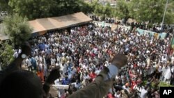 Manifestation contre le coup, à Bamako (26 mars 2012)
