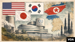 미국이 한국, 일본과 함께 4일 오스트리아 빈에서 열린 국제원자력기구(IAEA) 이사회에서 북한의 완전한 비핵화를 촉구하는 공동 성명을 발표했다. (그래픽 이미지)