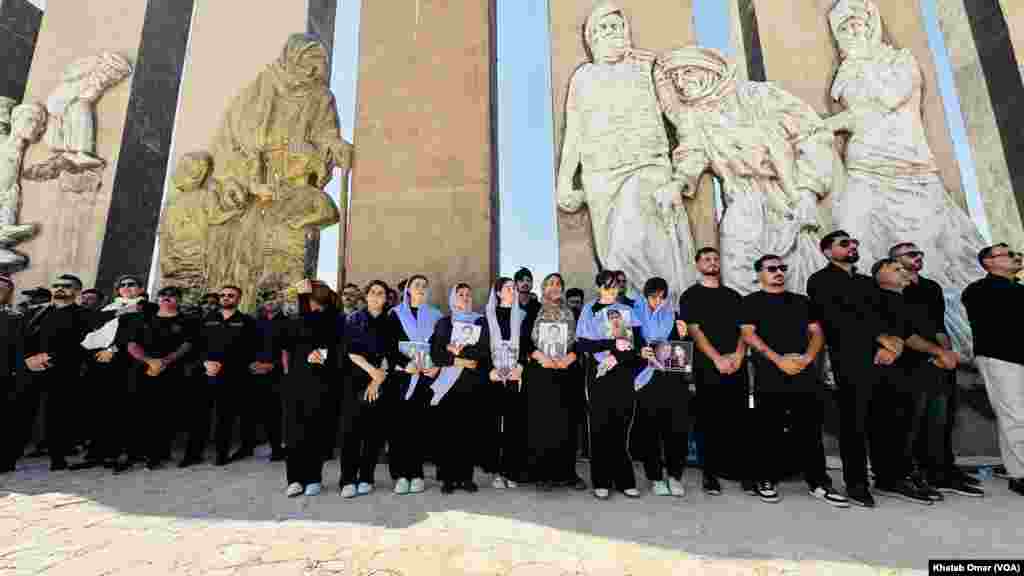 Wêneyên Merasîma Manomenta Şingalê di Salvegera Jenosîda Êzdîyan de
