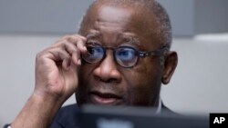 Laurent Gbagbo attend le début de son procès devant la CPI à La Haye, le 28 janvier 2016. (AP Photo/Peter Dejong, Pool)