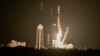 A SpaceX Falcon 9 rocket launches carrying Firefly Aerospace's Blue Ghost lunar lander as the primary payload and Japan-based ispace's Resilience lander as a secondary payload, from Kennedy Space Center in Cape Canaveral, Florida, Jan. 15, 2025.