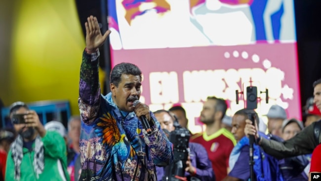 El presidente de Venezuela y aspirante oficialista, Nicolás Maduro.